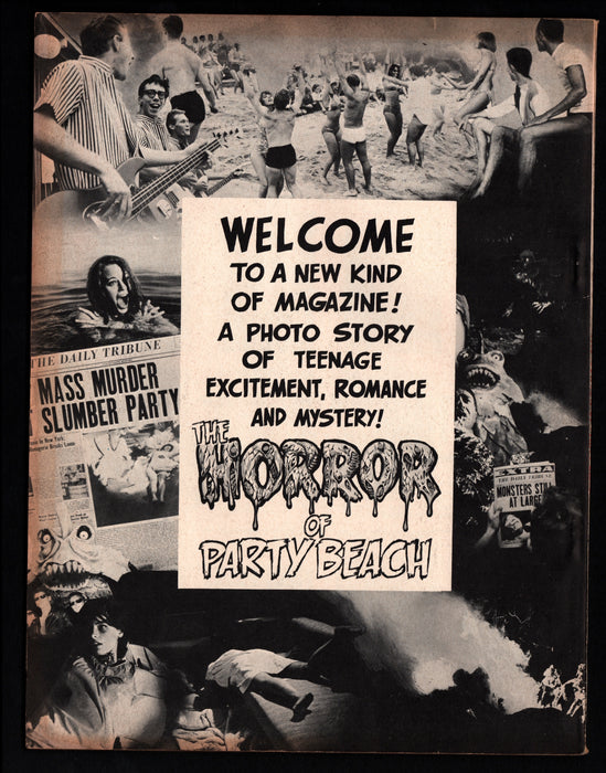 1964 Famous Films #1 The Horror of Party Beach VG Monster Movie - TvMovieCards.com