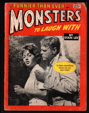 1964 Monsters to Laugh With by Stan Lee Magazine #2 Poor - TvMovieCards.com