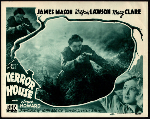 1943 Terror House Lobby Card 11x14 James Mason Wilfrid Lawson Mary Clare - TvMovieCards.com