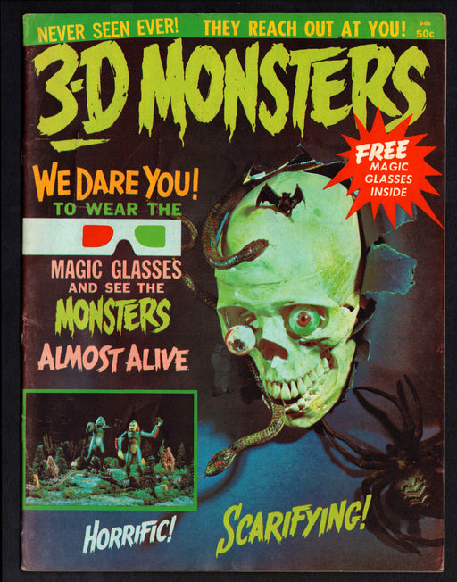 1964 3-D Monsters Magazine Vintage Horror Universal Monsters - TvMovieCards.com