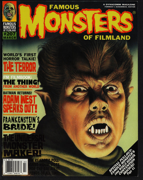 Famous Monsters of Filmland Magazine Horror Magazine #207 March 1995 - TvMovieCards.com