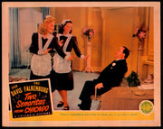 1943 Two Señoritas from Chicago Lobby Card 11x14 Joan Davis Jinx Falkenburg Ann - TvMovieCards.com
