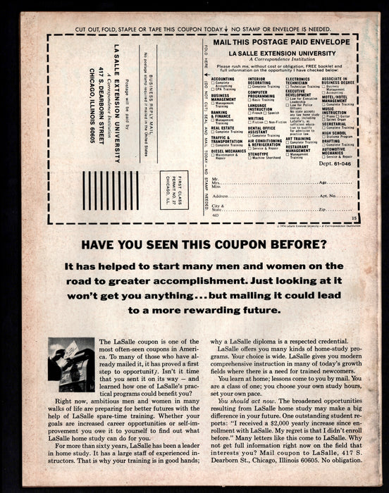 1974 Movie Monsters Magazine #1 Planet of the Apes / Dracula - TvMovieCards.com