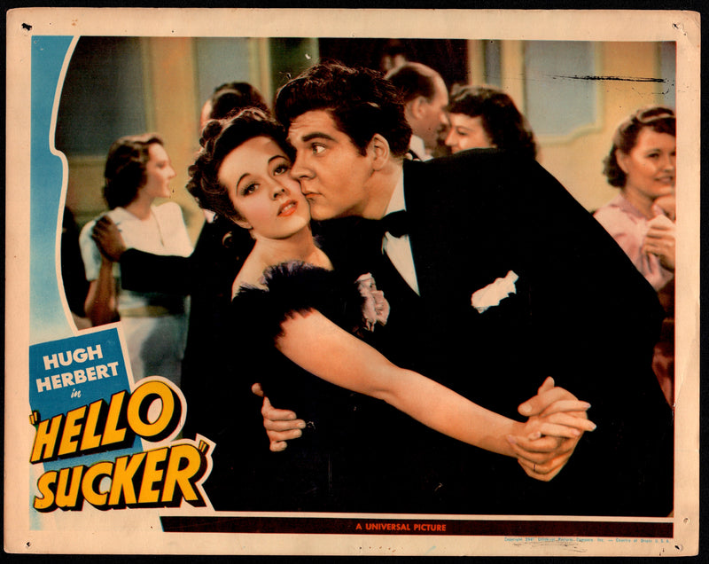 1941 Hello, Sucker Lobby Card 11x14 Hugh Herbert Tom Brown Peggy Moran - TvMovieCards.com