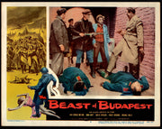 1958 The Beast of Budapest #5 Lobby Card 11x14 Gerald Milton Michael Mills Viole - TvMovieCards.com
