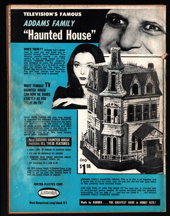 1966 Monster World Magazine #9 The Addams Family - TvMovieCards.com