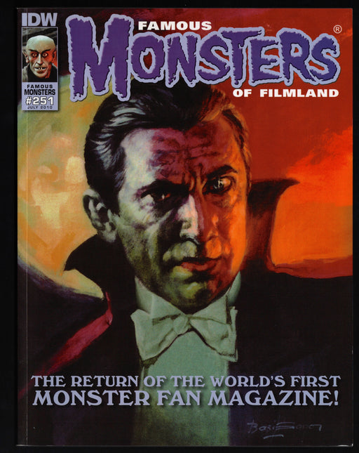 Famous Monsters of Filmland Magazine Horror Magazine #251 Dracula Cover - TvMovieCards.com