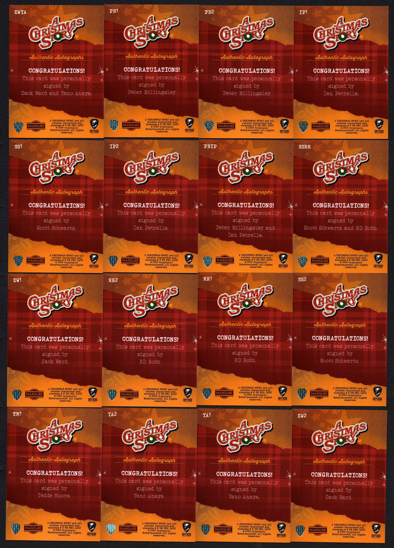 2024 A Christmas Story Complete (23) Autograph / Duals Card Set Ralphie - TvMovieCards.com