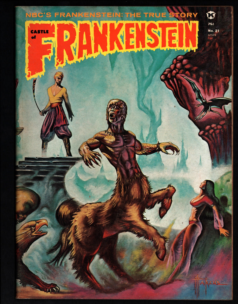 1974 Castle of Frankenstein Magazine #21 Golden Voyage of Sinbad - TvMovieCards.com