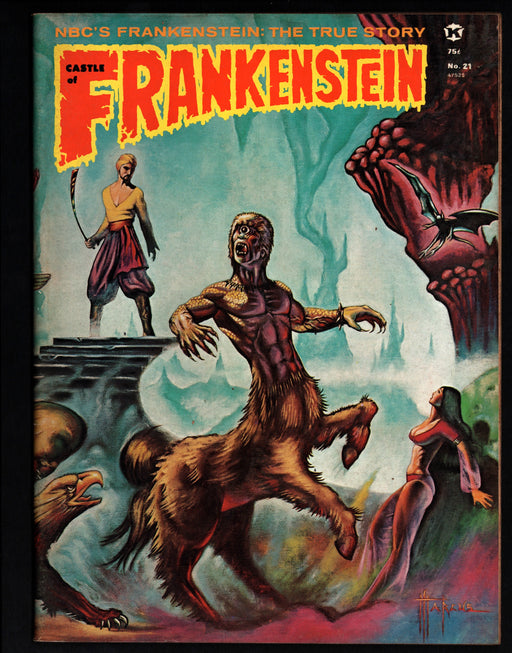 1974 Castle of Frankenstein Magazine #21 Golden Voyage of Sinbad - TvMovieCards.com