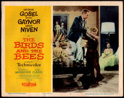 1956 The Birds and the Bees #5 Lobby Card 11x14 George Gobel Mitzi Gaynor David - TvMovieCards.com