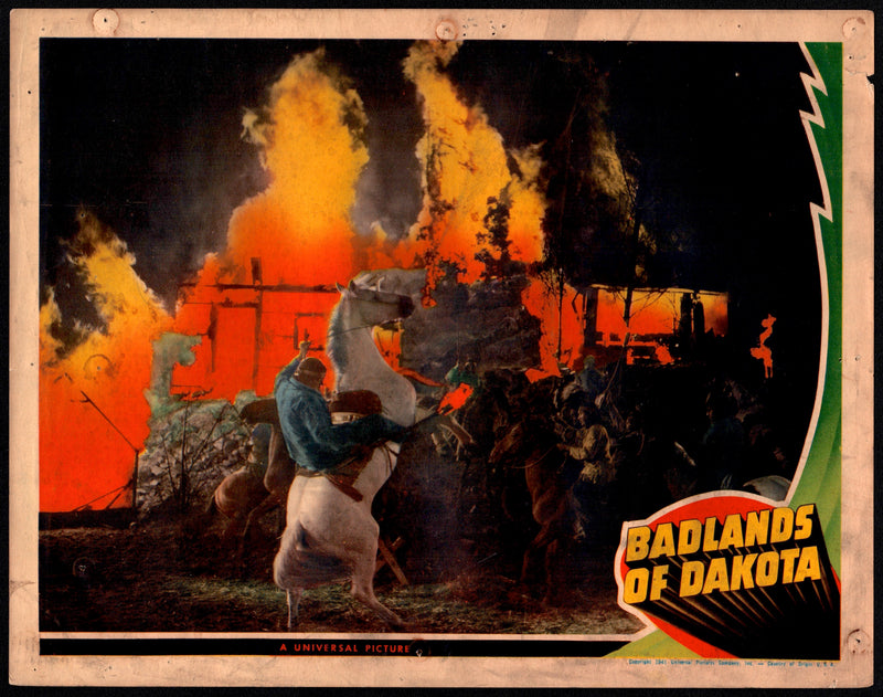 1941 Badlands of Dakota Lobby Card 11x14 Robert Stack Ann Rutherford Richard Dix - TvMovieCards.com