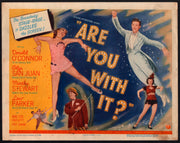 1948 Are You with It? 11x14 Lobby Card Donald O'Connor Olga San Juan - TvMovieCards.com