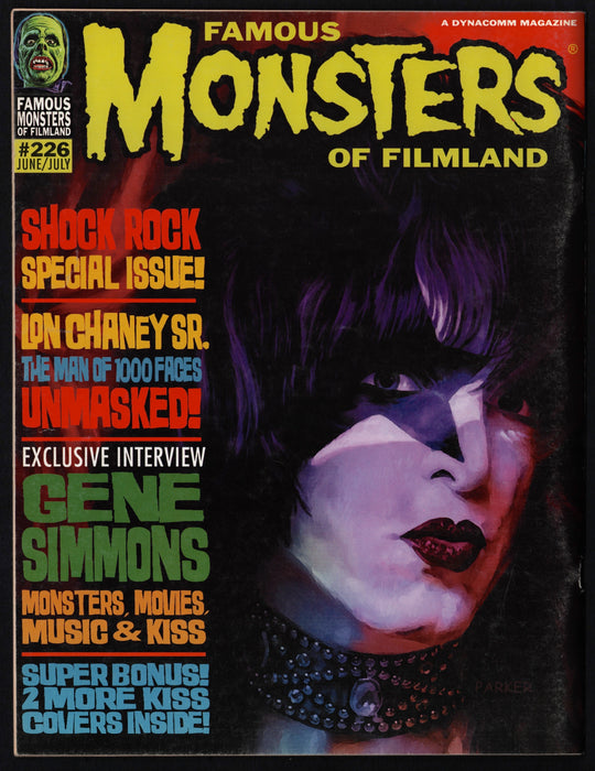 Famous Monsters of Filmland Magazine Horror Magazine #226 Gene Simmons - TvMovieCards.com