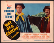 1952 Way of a Gaucho #7 11x14 Lobby Card Rory Calhoun Gene Tierney Richard Boone - TvMovieCards.com