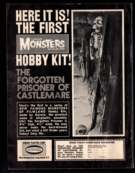 1967 Famous Monsters of Filmland Magazine #45 House of Wax - TvMovieCards.com