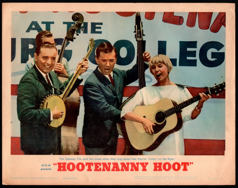 1963 Hootenanny Hoot #7 11x14 Lobby Card Peter Breck Ruta Lee Joby Baker - TvMovieCards.com