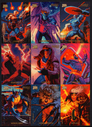 1994 Marvel Masterpieces III Foil Powerblast Chase Card Set 9/9 Cards Fleer Seri - TvMovieCards.com