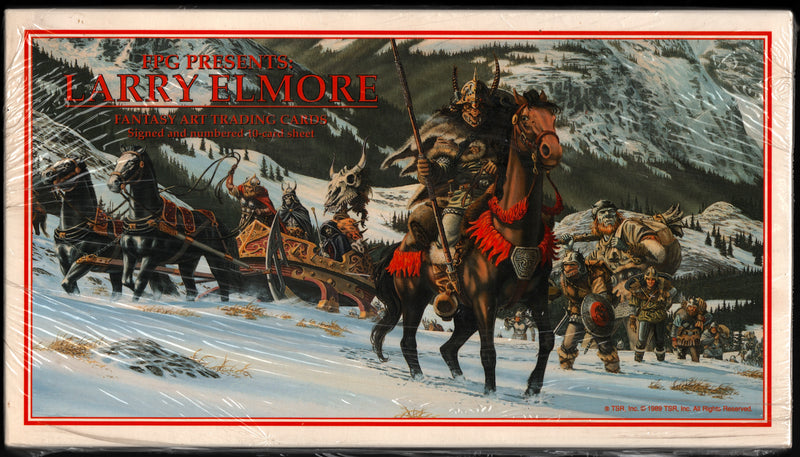 1994 Larry Elmore Fantasy Art Signed & Numbered 10 Card Uncut Sheet Box FPG - TvMovieCards.com