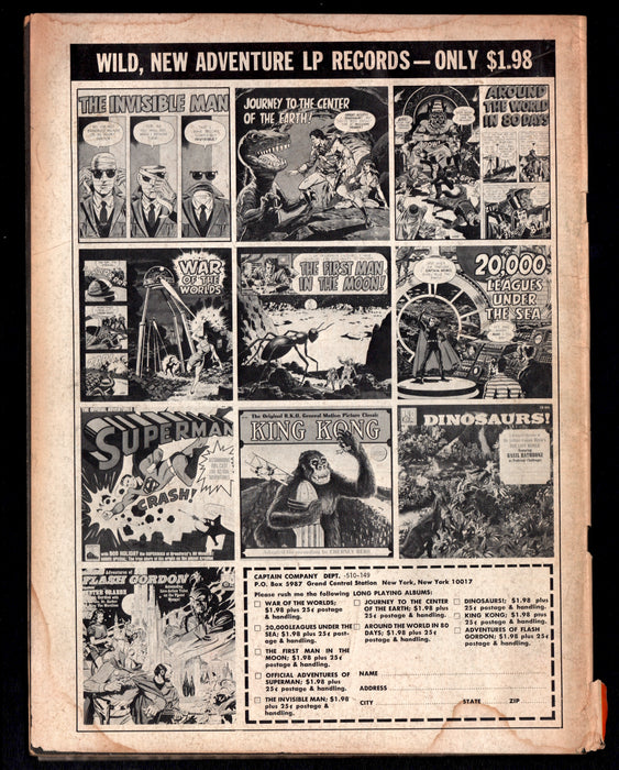 1967 Famous Monsters of Filmland Magazine #49 Footsteps of Frankenstein - TvMovieCards.com