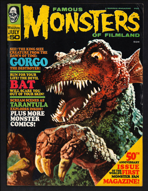 1968 Famous Monsters of Filmland Magazine #50th Anniversary Issue - TvMovieCards.com