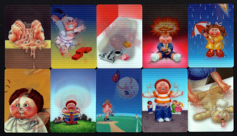 2011 Garbage Pail Kids GPK BNS Series 1 3D Loco Motion 10 Card Set - TvMovieCards.com