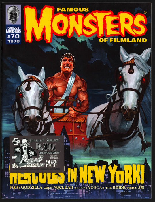 Famous Monsters of Filmland Magazine #70 Retro 2011 Hercules In New York - TvMovieCards.com