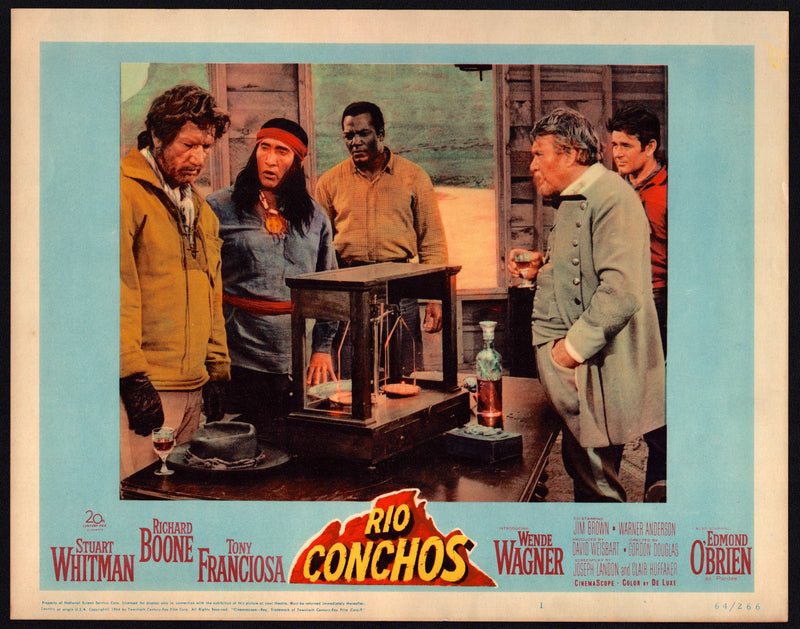 1964 Rio Conchos #1 Lobby Card 11x14 Richard Boone Stuart Whitman - TvMovieCards.com