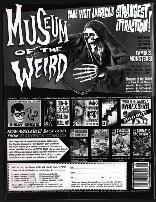 Famous Monsters of Filmland Magazine #70 Retro 2011 Hercules In New York - TvMovieCards.com