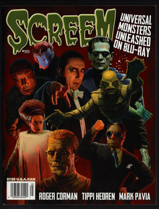 Screem Magazine Horror Film Cinema - #25 - 2012 Universal Monsters - TvMovieCards.com
