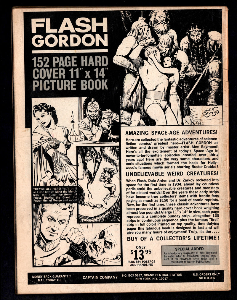1970 Famous Monsters of Filmland Magazine #66 The Old Dark House - TvMovieCards.com