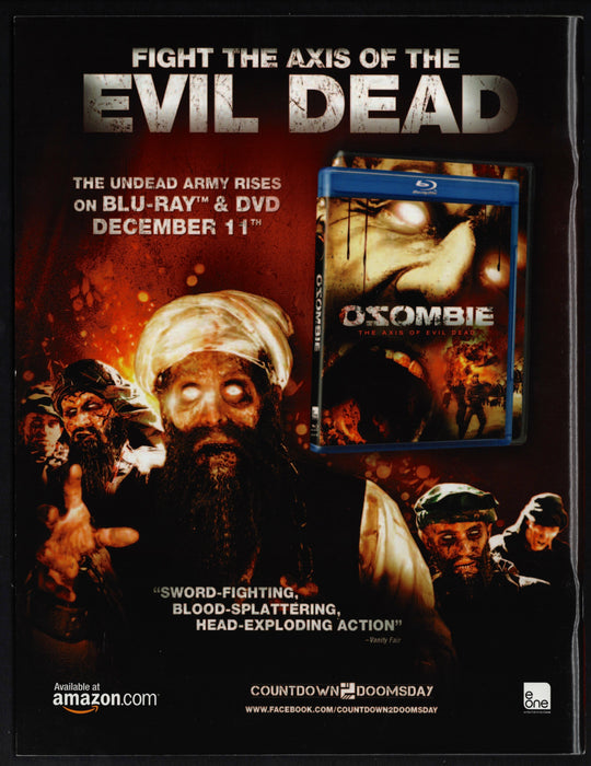 Screem Magazine Horror Film Cinema - #25 - 2012 Universal Monsters - TvMovieCards.com