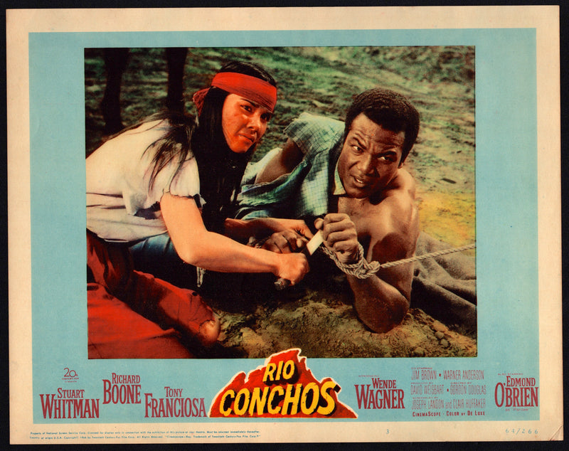 1964 Rio Conchos #3 Lobby Card 11x14 Richard Boone Stuart Whitman - TvMovieCards.com
