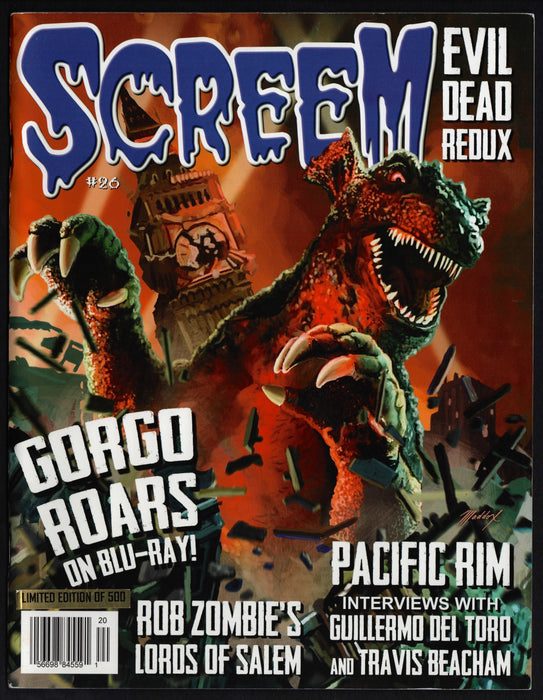 Screem Magazine Horror Film Cinema - #26 - 2013 Godzilla Limited Edition - TvMovieCards.com