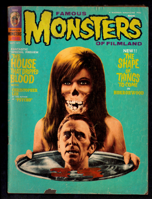 1971 Famous Monsters of Filmland Magazine #86 The House That Dripped Blood - TvMovieCards.com