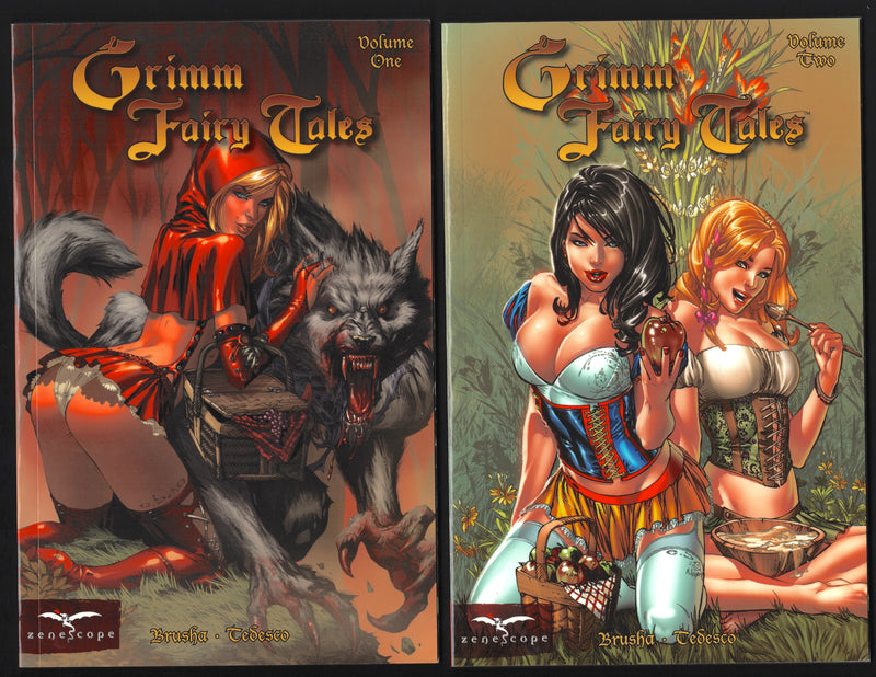Grimm Family Tales Volume One & Two 1 & 2 Trade Paperback Set Zenescope VF/EX 20 - TvMovieCards.com