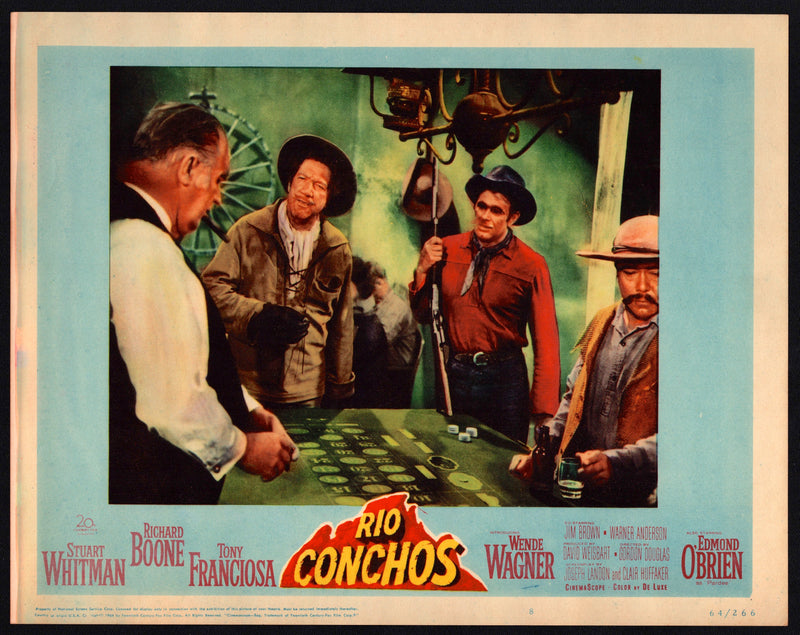1964 Rio Conchos #8 Lobby Card 11x14 Richard Boone Stuart Whitman - TvMovieCards.com