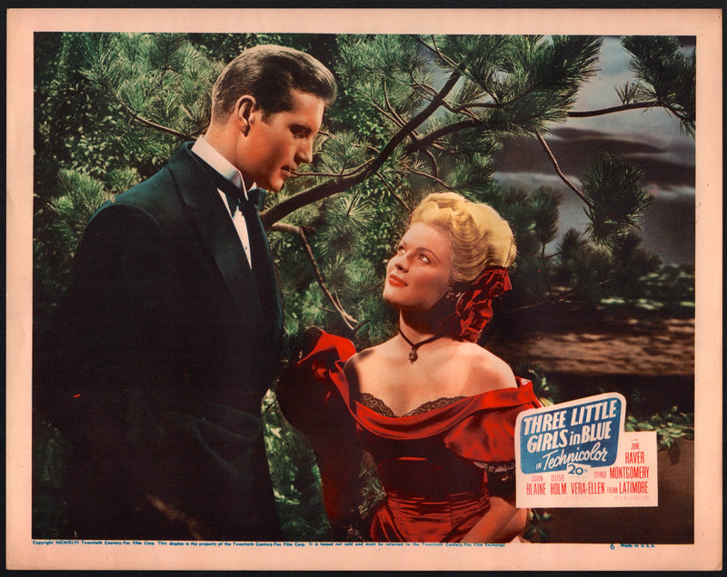 1946 Three Little Girls in Blue #6 Lobby Card 11x14 June Haver George Montgomery - TvMovieCards.com