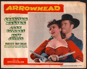 1953 Arrowhead #6 Lobby Card 11x14 Charlton Heston Jack Palance Katy Jurado - TvMovieCards.com