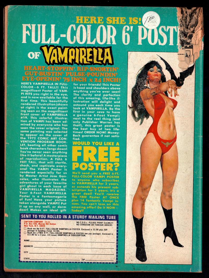 1972 Famous Monsters of Filmland Magazine #94 Frankenstein - TvMovieCards.com