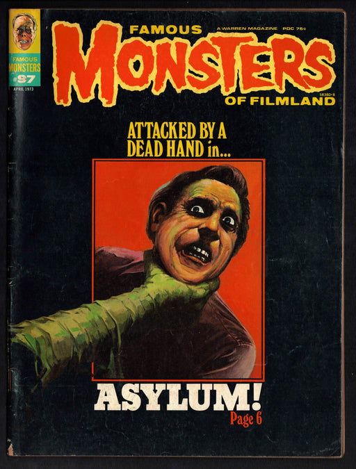 1973 Famous Monsters of Filmland Magazine #97 Asylum! - TvMovieCards.com