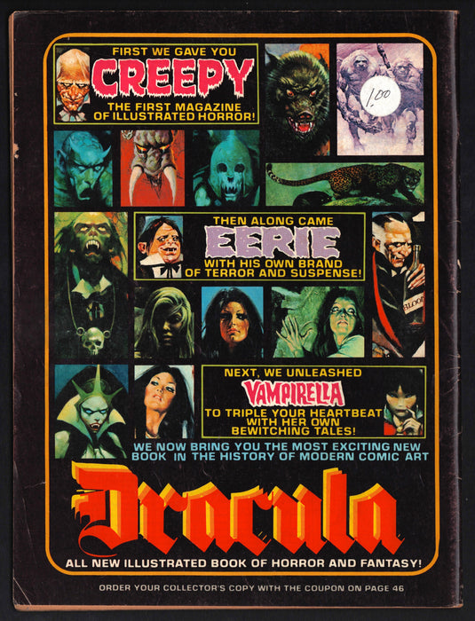 1973 Famous Monsters of Filmland Magazine #97 Asylum! - TvMovieCards.com