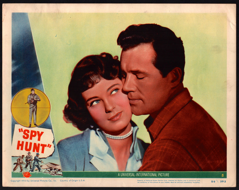 1950 Spy Hunt #5 Lobby Card 11x14 Howard Duff Märta Torén Philip Friend - TvMovieCards.com