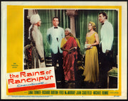 1955 The Rains of Ranchipur #7 Lobby Card 11x14 Lana Turner Richard Burton - TvMovieCards.com