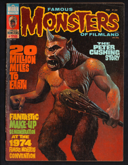 1975 Famous Monsters of Filmland Magazine #118 20 Million Miles to Earth - TvMovieCards.com