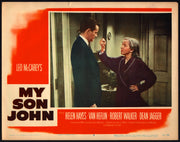 1952 My Son John #3 Lobby Card 11x14 Robert Walker Helen Hayes Van Heflin - TvMovieCards.com