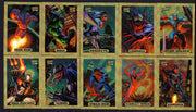 1994 Marvel Masterpieces III Gold Holofoil Chase Card Set 10 Cards Fleer - TvMovieCards.com