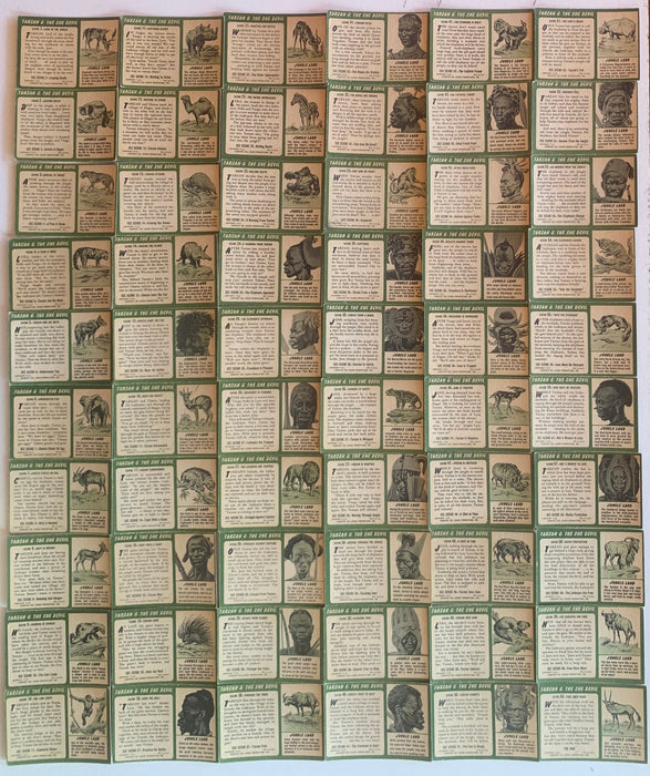 1953 Tarzan & the She Devil Vintage 3D Trading Card Set 60/60 Cards Topps - TvMovieCards.com