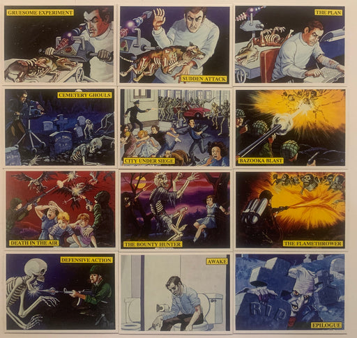 1990 Shroud of the Undead 12-Card Set Rosem Midnight Madness Horror Comic Art Set - TvMovieCards.com