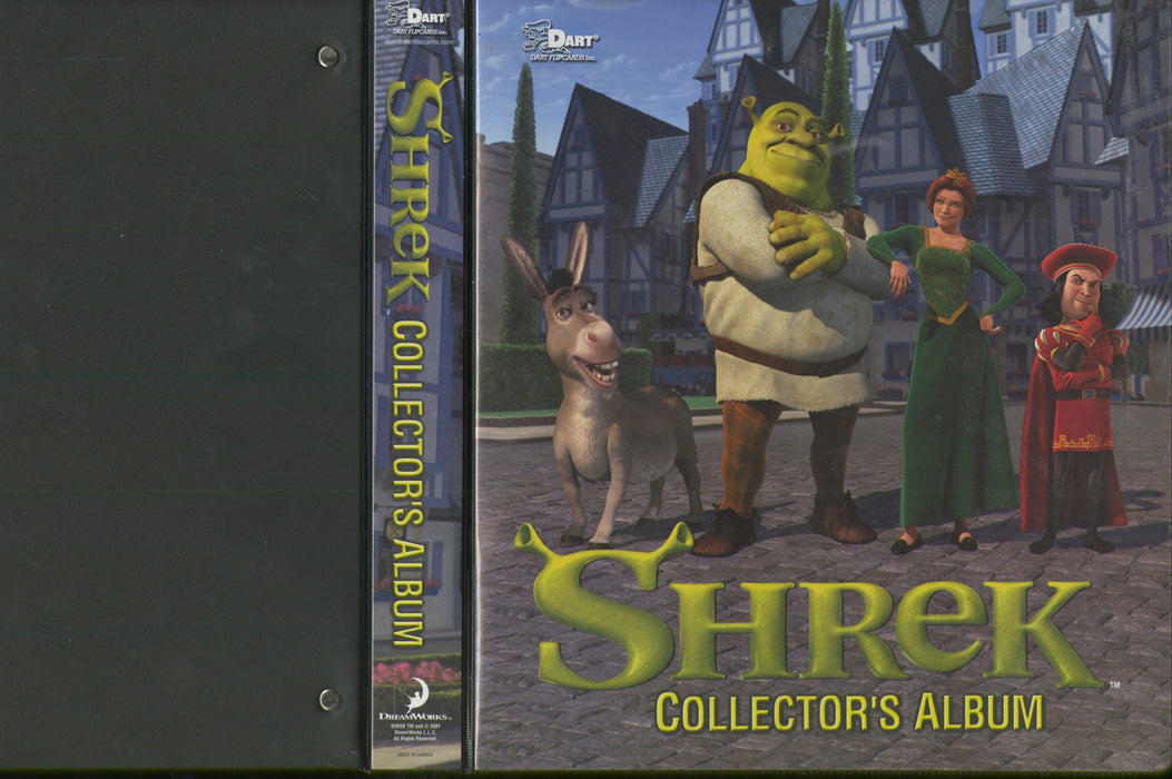 Shrek Movie Series 1 One Trading Card Album Empty Used Dart 2001
